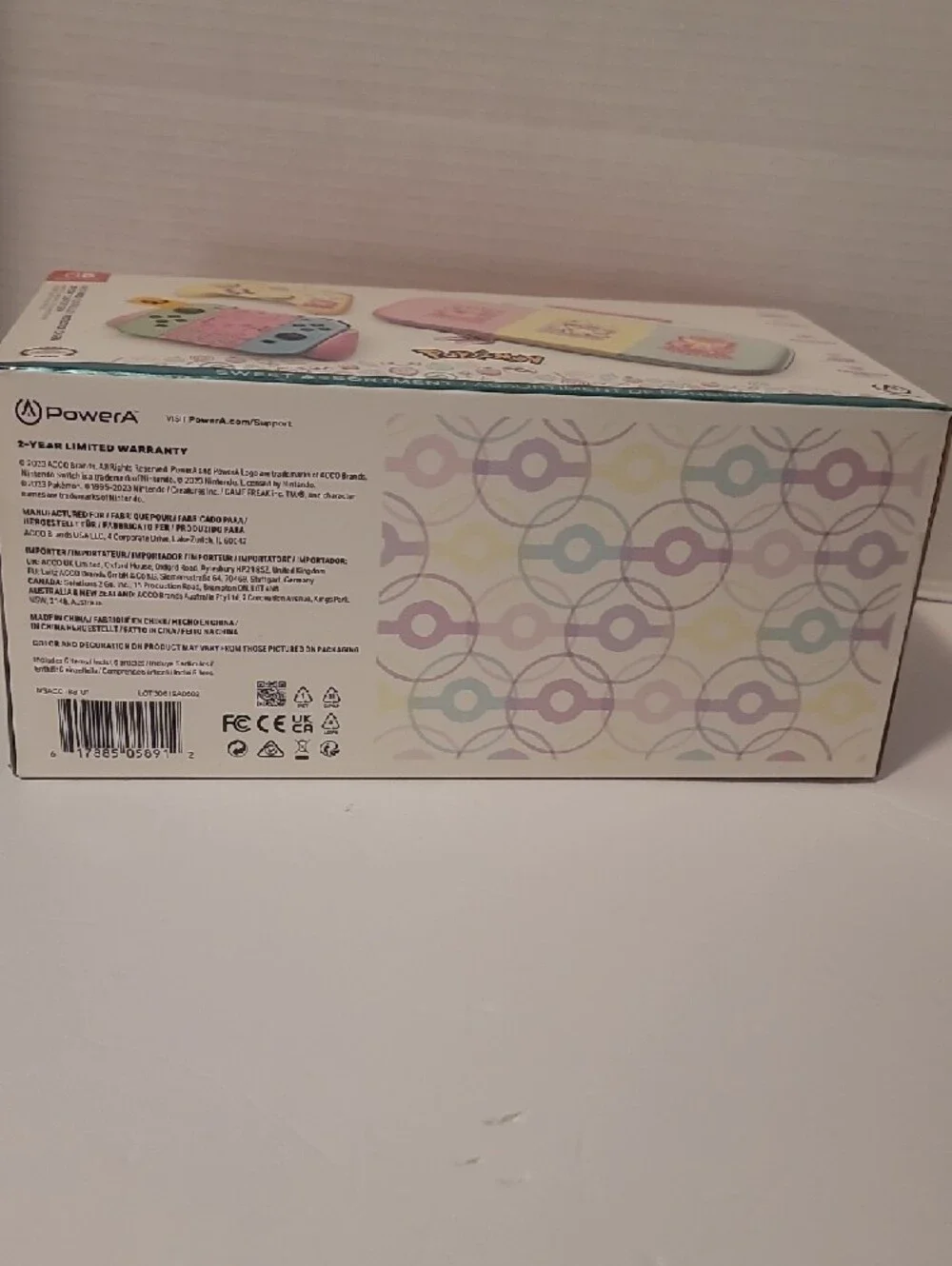 Nintendo Pastel Pokémon Travel Case & Joy-Con Controllers
